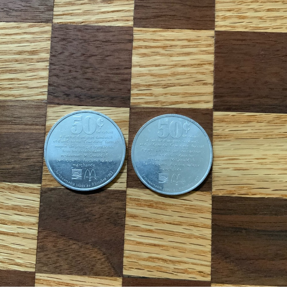 1983 McDonald's Coca-Cola Aluminum Merchant Token - Cool piece of nostalgia
